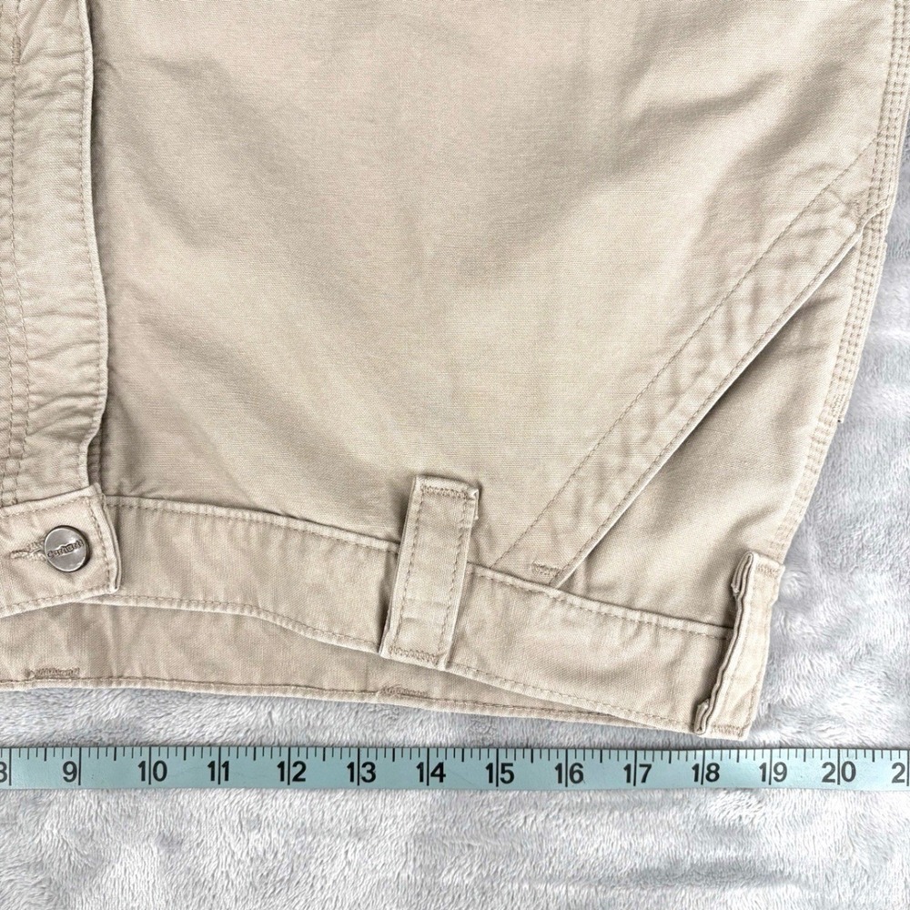 Carhartt Dungaree Fit Cargo Pants Men's 40x32 (Fits 37x28.5) Khaki Work Utility - Picture 15 of 16